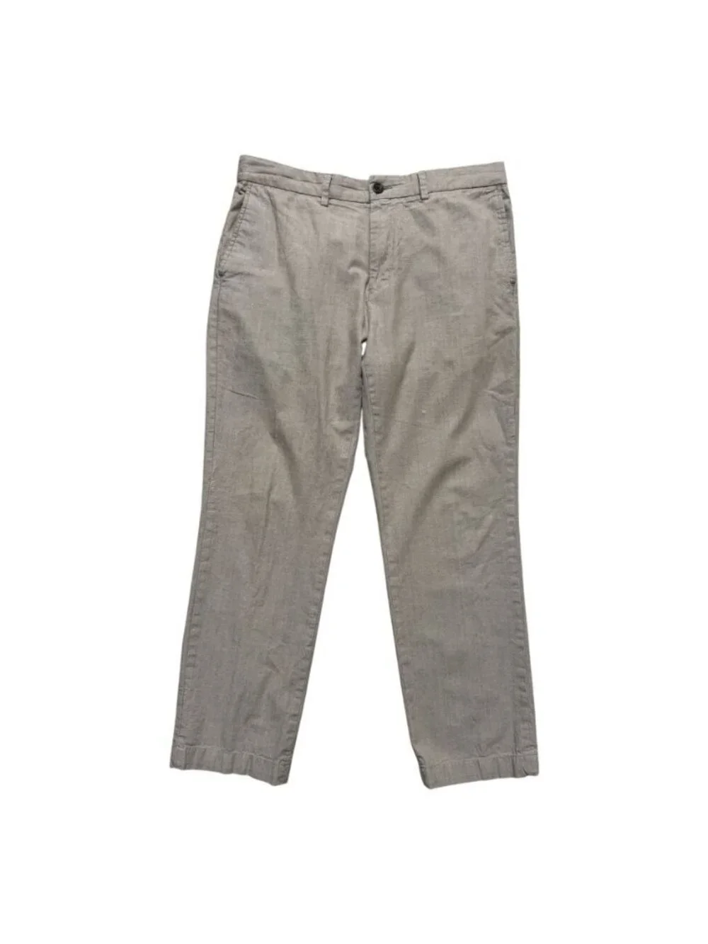Banana Republic Emerson Pants Mens 34x30 Khaki Tan Straight Leg 100% Cotton